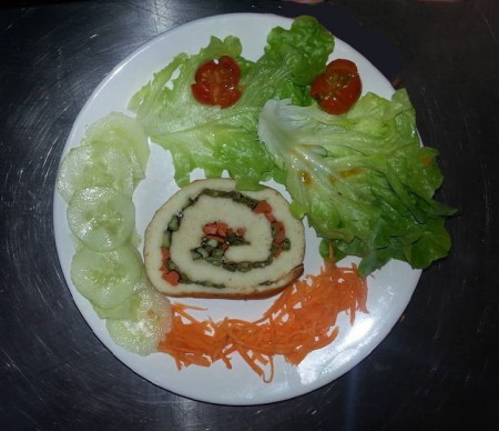 L'entrée du Jour: Roulé aux Légumes